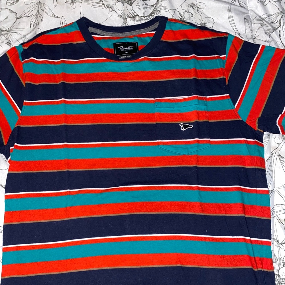 Primitive stripped t shirt
